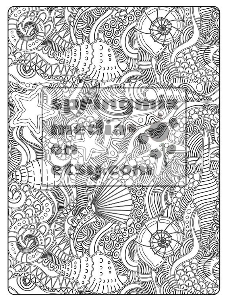 Coloring Page to Relax Soothing Calm and Delightful Pages to - Etsy