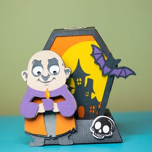 Modèle de boîte - Molde Caja - Papercraft cercueil / Modèle de boîte / Fichier numérique pour Cricut et Silhouette / Modèle de boîte de cadeau