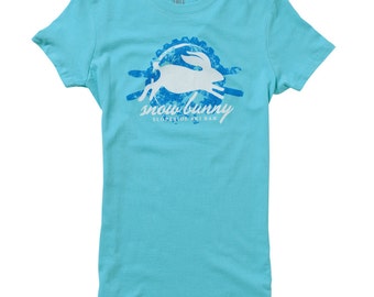 Ski Tee Sale!* Snowbunny Women's Ski T-shirt