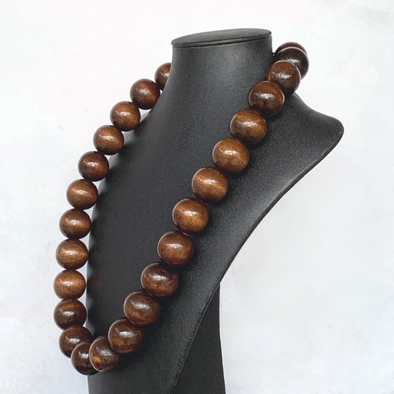 Collier bois multicolores - Collier tour de cou perles en bois original