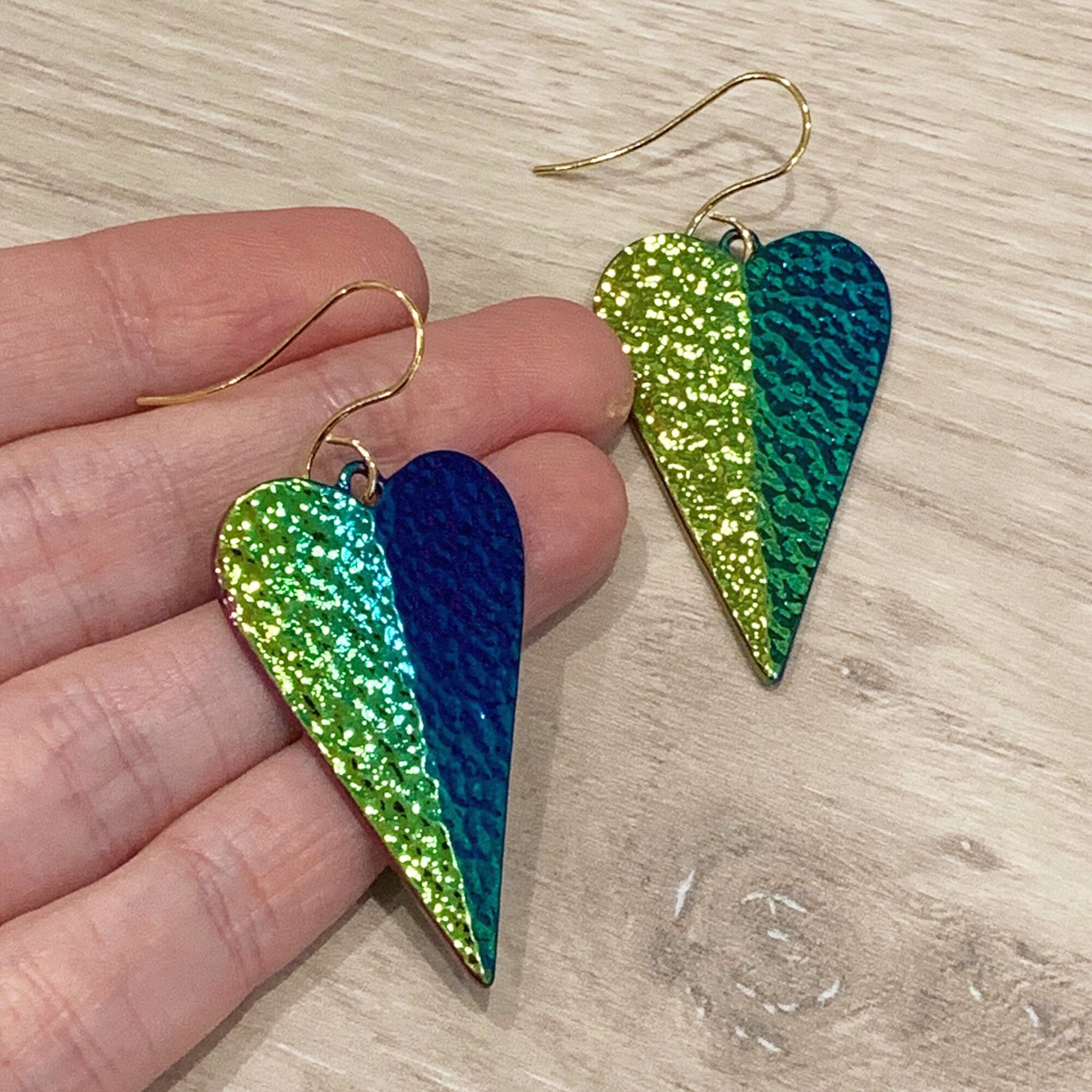 Colorful Arrowhead Earrings Large Arrowhead Earrings Etsy