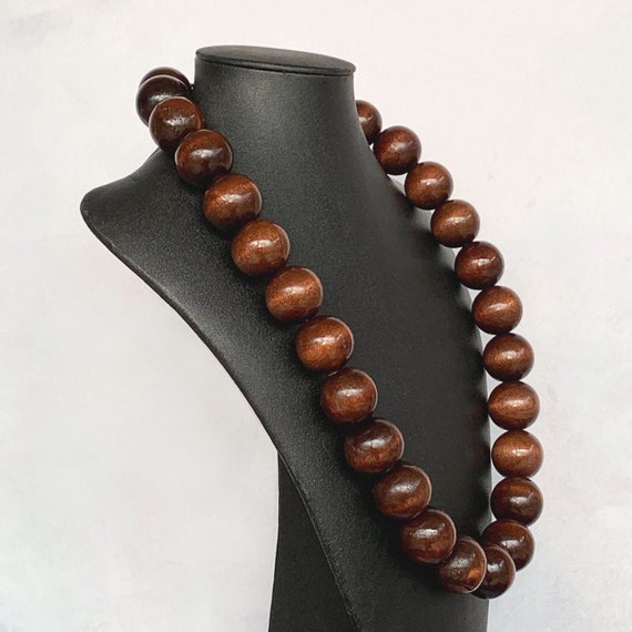 Rel Goods Men Women's Natural Chinese Yew Wood Beads Necklace Bracelet Link  Boutique Prayer Mala Chinese Knot Elatic Bead (6mmx108) : Amazon.in:  Jewellery