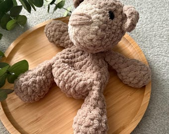 Crochet Baby Bear | Handmade Mini Lovey | Mini Bear Snuggler | Crochet Woodland Bear | Crochet Bear