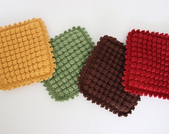 Crochet Hot Pad, Cotton Hot Pad, Housewarming Gift, Hot Pad, Hot Pad Pattern, Easy Pattern, Instant Download, Pattern by Amanda Crochets