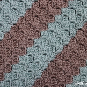 Crochet Baby Blanket Pattern-Instant Download-C2C Blanket-Baby Afghan-Crochet Pattern-Corner to Corner Blanket-Pattern by Amanda Crochets