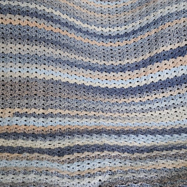 Crochet Throw Blanket Pattern, Easy Throw Blanket, Afghan, Beginner Throw Blanket Pattern, Blankets & Throws, Pattern by Amanda Crochets