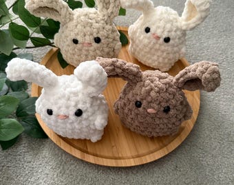 Crochet Baby Bunny | Crochet Rabbit | Gifts for Children | Handmade Toy | Nursery Decor