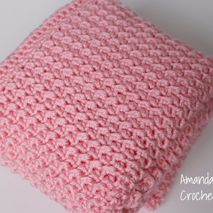 Crochet Baby Blanket Pattern-Instant Download-Baby Shower Gift-Crochet Blanket Pattern-Moss Stitch Blanket-Pattern by Amanda Crochets