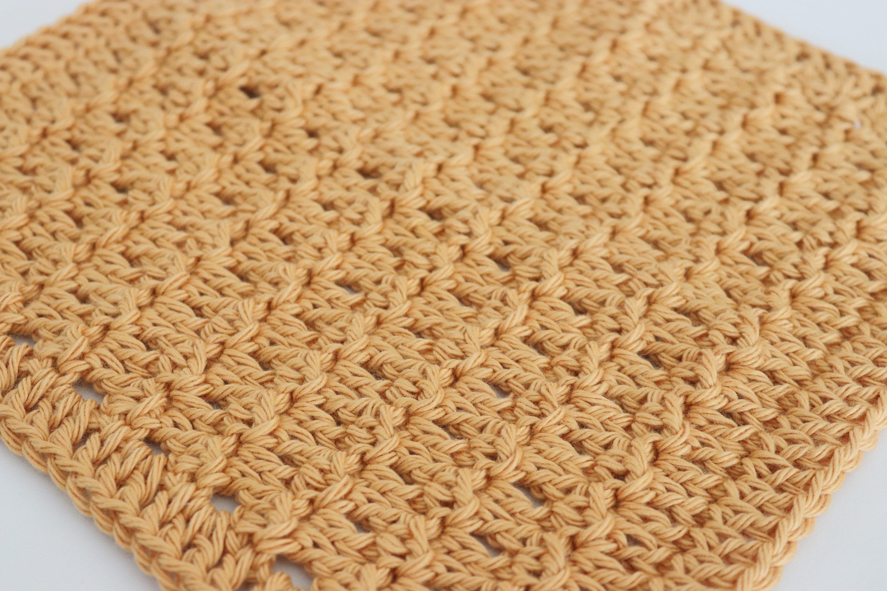 Crochet Dishcloth Pattern: Easy Beginner Design (PDF Download) - Etsy