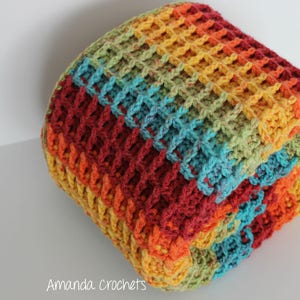 Crochet Baby Blanket Pattern-Instant Download-Baby Blanket Pattern-Baby Afghan-Crochet Pattern-Rainbow Blanket-Pattern by Amanda Crochets image 2