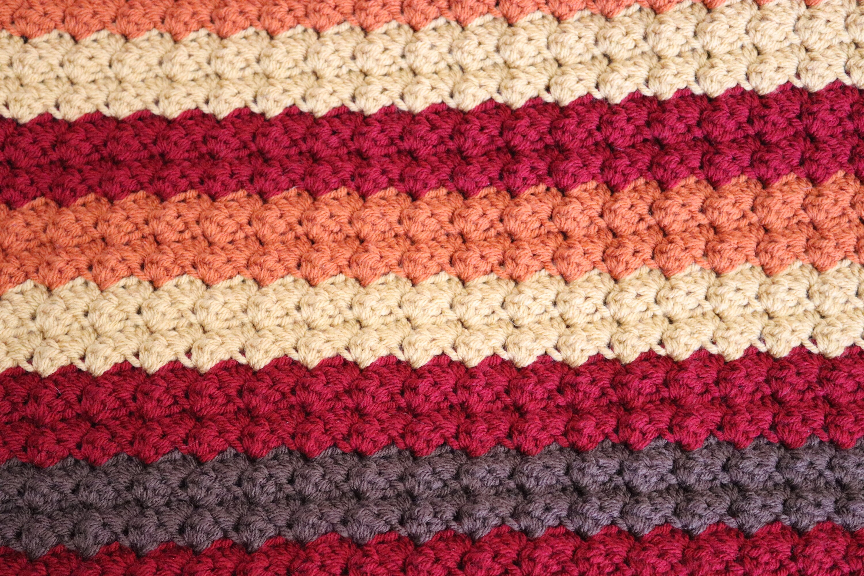 Crochet Throw Blanket Pattern Fall Theme Blanket Fall Throw Etsy