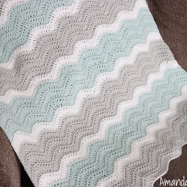 Chevron Baby Blanket Etsy