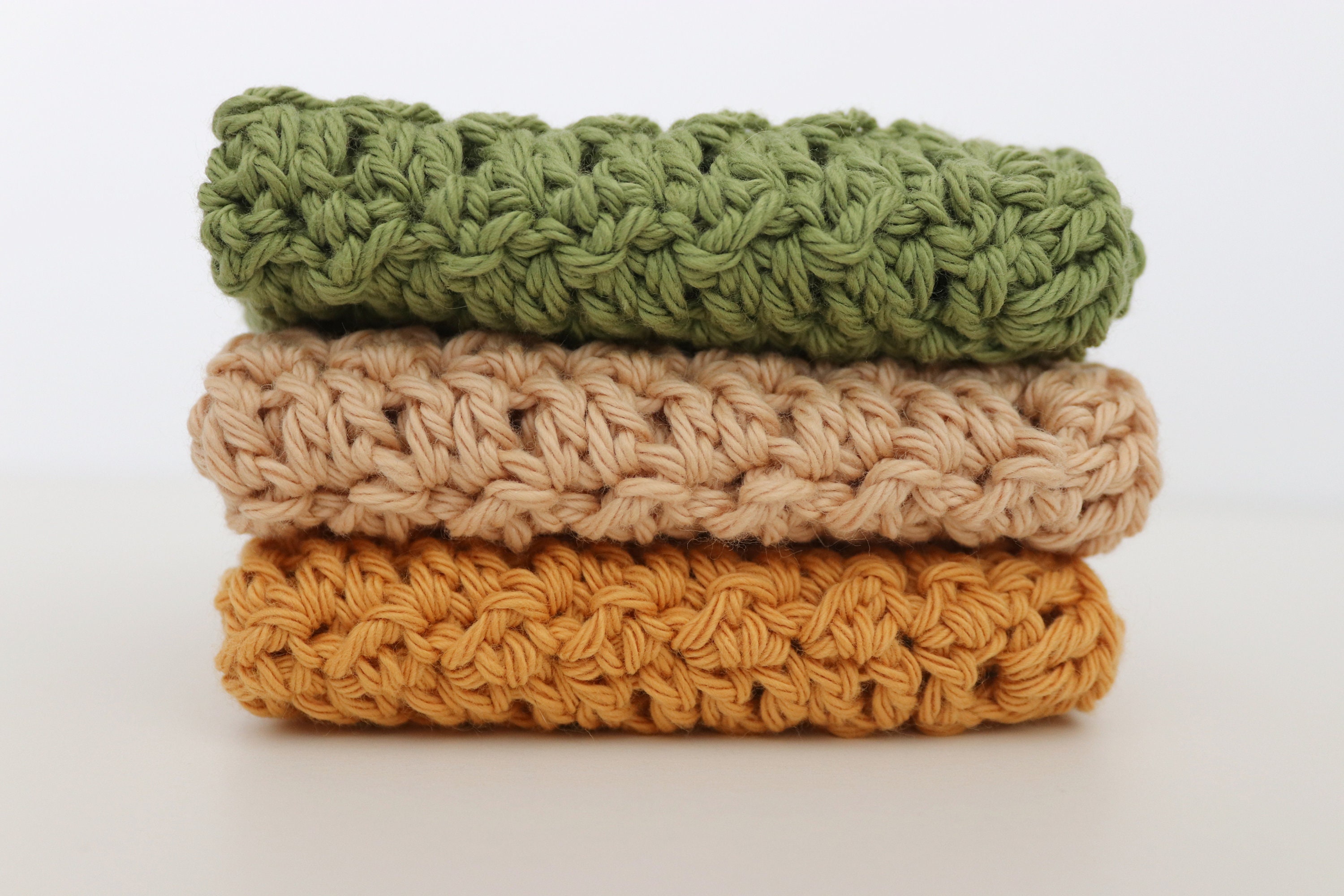 Crochet Dishcloth Pattern: Easy Beginner Design (PDF Download) - Etsy