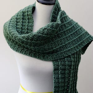 Crochet Beginner Scarf Pattern-Mountain Ridge Scarf-Scarves-Crochet Neck Warmer-Winter Accessory-Crochet Pattern-Pattern by Amanda Crochets