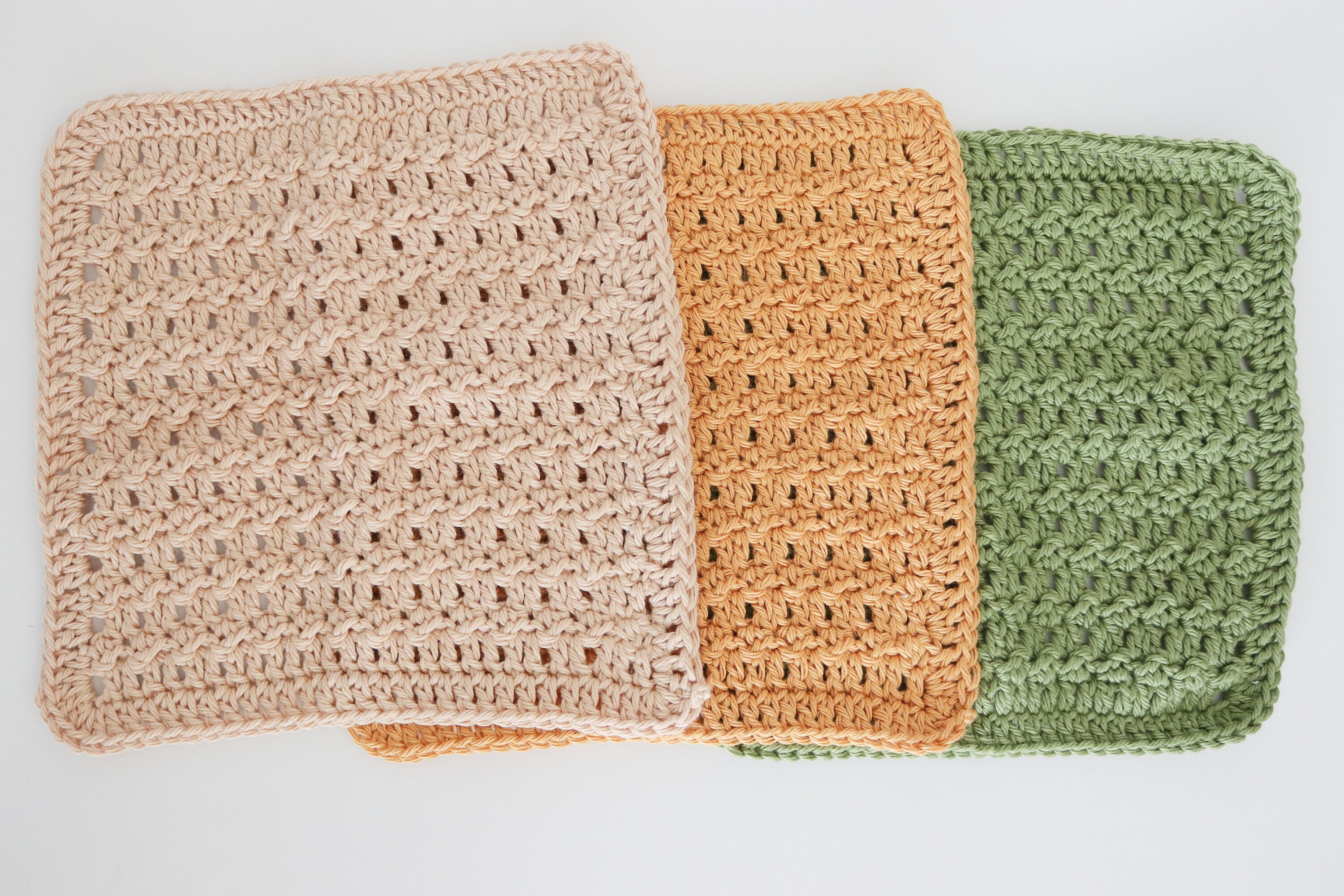 Crochet Dishcloth Pattern: Easy Beginner Design (PDF Download) - Etsy