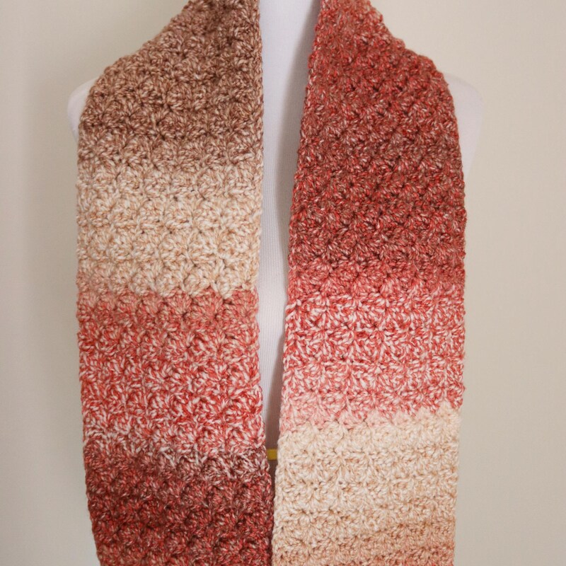Chunky Crochet Scarf - Etsy