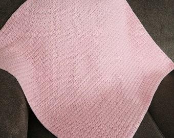 Modèle de couverture pour bébé facile au crochet : afghan texturé (téléchargement PDF)