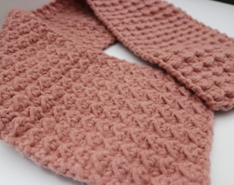 Crochet Scarf Pattern-Chunky Scarf-Scarves-Crochet Neck Warmer-Winter Accessory-Crochet Pattern-Instant Download-Pattern by Amanda Crochets