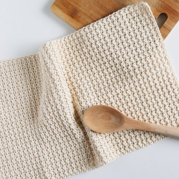 Crochet Dish Towel, Cotton Dish Towel, Housewarming Gift, Dish Towel, Easy Dish Towel Pattern, Instant Download, Pattern by Amanda Crochets