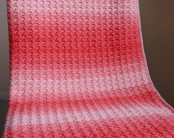 Crochet Baby Blanket Pattern-Instant Download-Baby Blanket Pattern-Baby Afghan-Crochet Pattern-Coral Baby Blanket-Pattern by Amanda Crochets