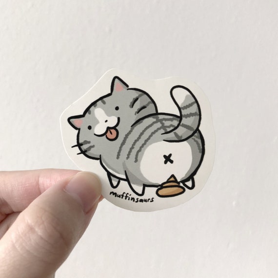 Caca De Chat Autocollant Etsy Caca De Chat Autocollant Etsy