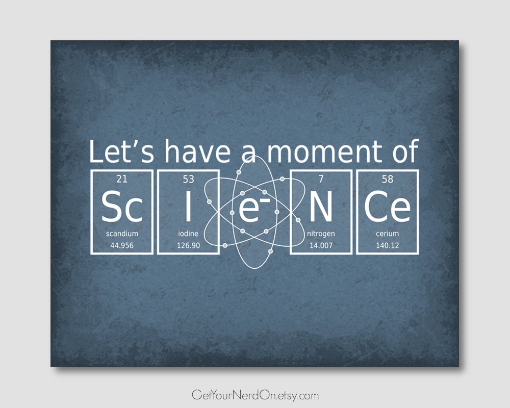 Let's Have A Moment Of Science Nerd Gift Ideas Science Etsy