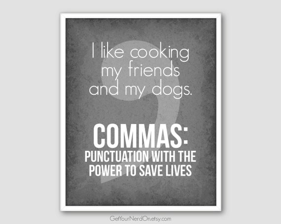 Funny Comma Poster Punctuation Nerd Art Unique Gifts for - Etsy Australia Funny Comma Poster Punctuation Nerd Art Unique Gifts for - Etsy Australia