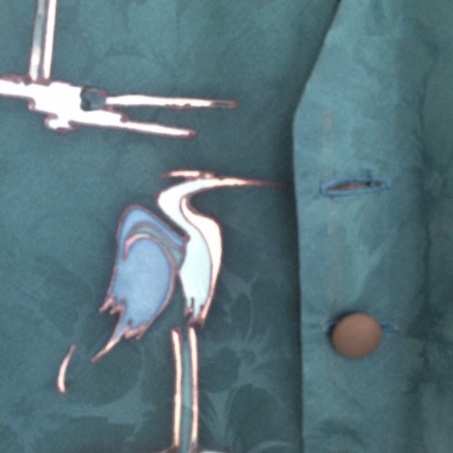 Adult Blue shops Heron Silk Vest