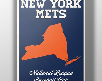New York Mets Minimalist Print