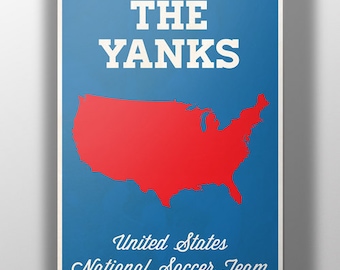 World Cup 2014- USA Team Soccer Print