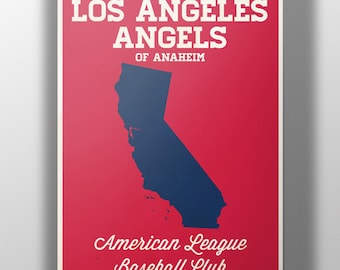 Los Angeles Angels Minimalist Print