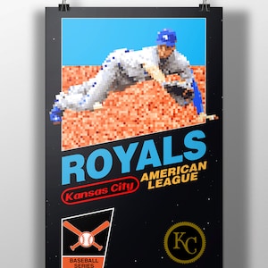 Kansas City Royals Retro NES Box Art Print- Eric Hosmer
