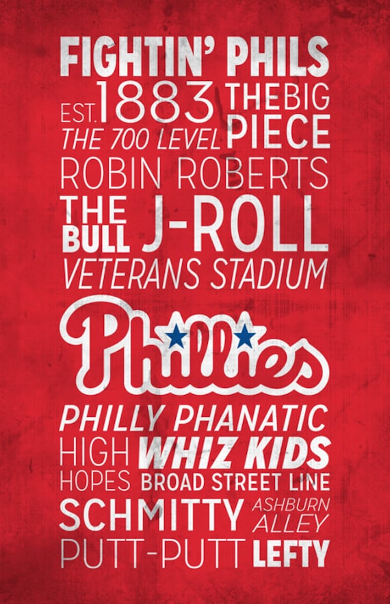 Philadelphia Phillies Print | Etsy