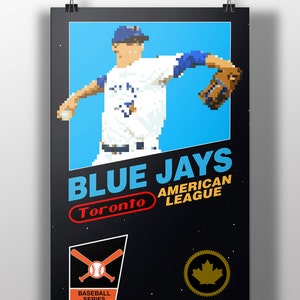 Toronto Blue Jays Retro NES Box Art Print- Aaron Sanchez