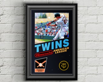Minnesota Twins Retro NES Box Art Print- Max Kepler