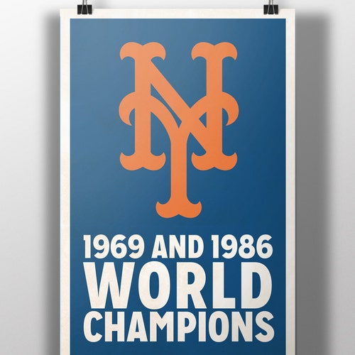New York Mets Stats Print Etsy