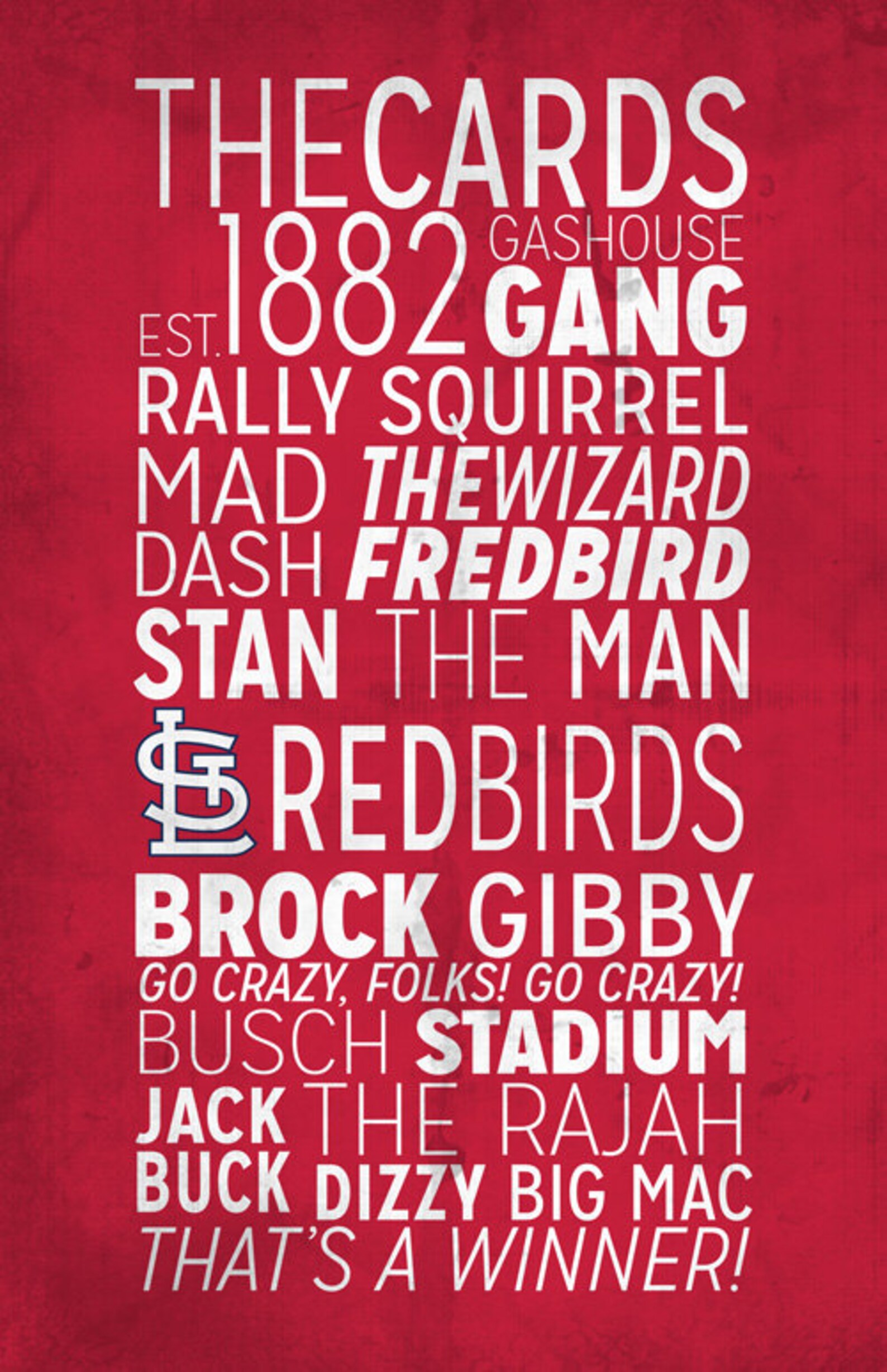 St. Louis Cardinals Print - Etsy