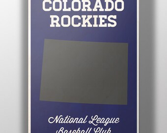 Colorado Rockies Minimalist Print