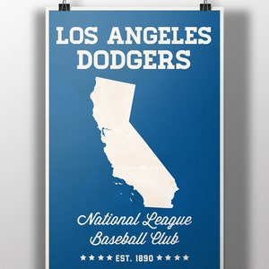 Los Angeles Dodgers Minimalist Print