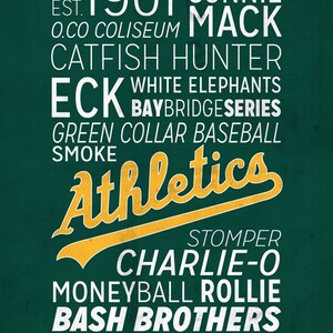 Oakland A&#39;s Print