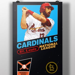St. Louis Cardinals Retro NES Box Art Print- Matt Carpenter