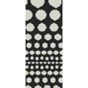 Polka Dots Peyote Cuff Beaded Bracelet Pattern