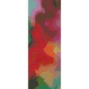 Abstract Peyote Cuff Beaded Bracelet Pattern