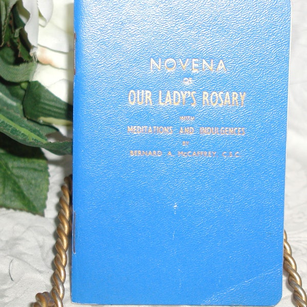 Novena of Our Lady's Rosary With Meditations and Indulgences - 1959 Catholic Booklet