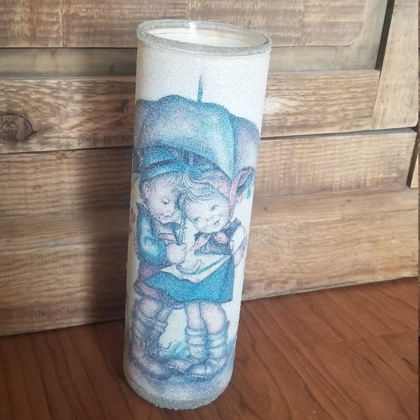 Vintage Sugar Frosted Candles Etsy