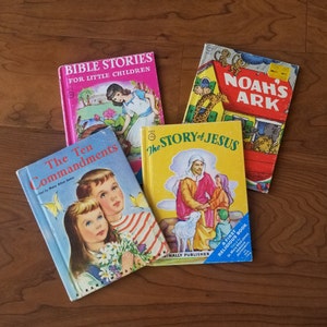 Vintage Lot 4 Rand McNally Books Religious