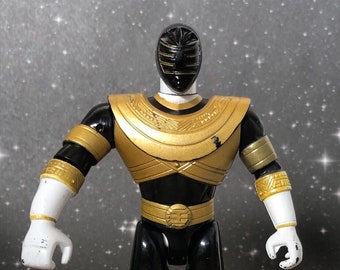 Power Rangers ZEO Staff Whirling 5.5"Gold Ranger Actionfigur 1996 Bandai MMPR