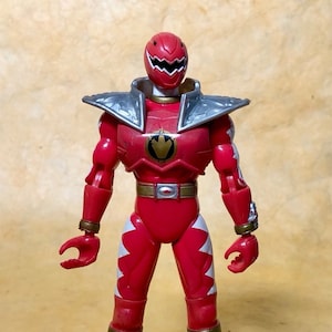 Power Rangers Dino Thunder Dino action Red Ranger action figure Vintage Bandai MMPR