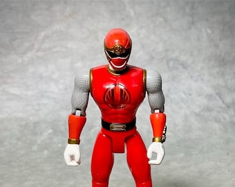 Figura de acción del Power Ranger Ninja Storm Red Wind Ninja Flash Ranger 2002 MMPR