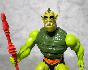 He-man Masters of the Universe WHIPLASH Actionfigur 1983 komplett Vintage MOTU